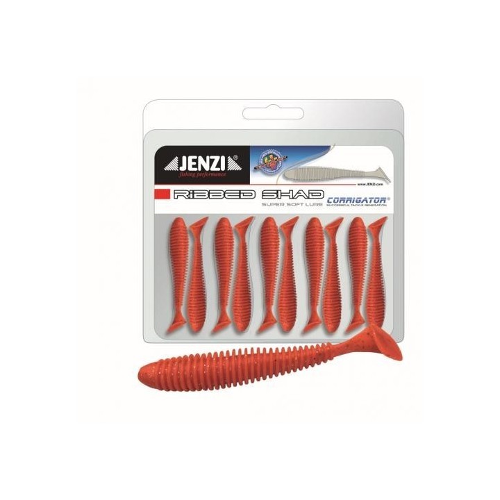 Guma Jenzi Stinger Hunter 8cm 3" - Japan-Red