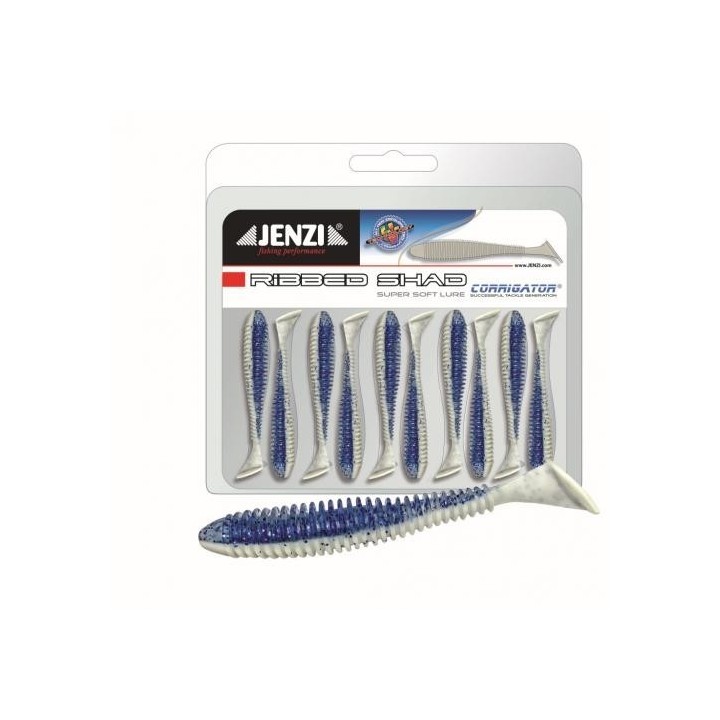Guma Jenzi Stinger Hunter 8cm 3" - Blue-White