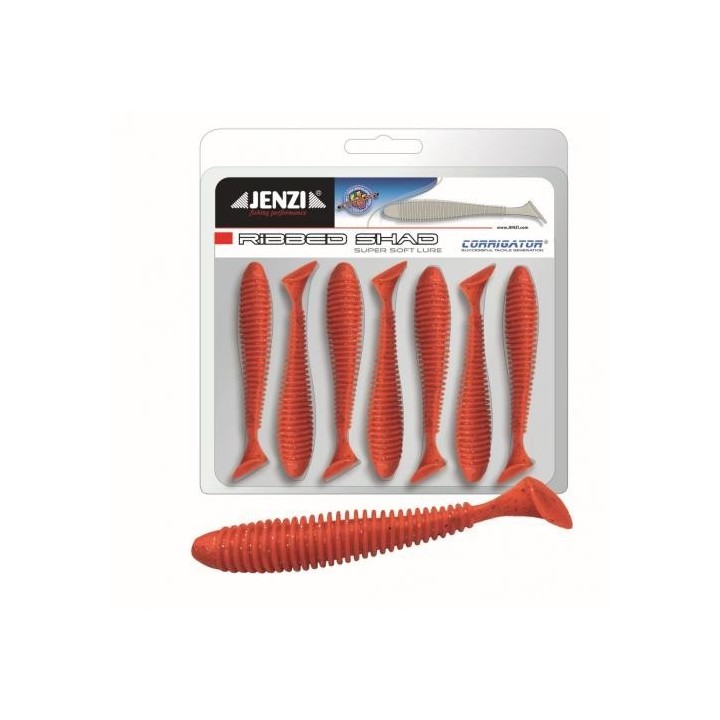 Guma Jenzi Stinger Hunter 10cm 4" - Japan-Red