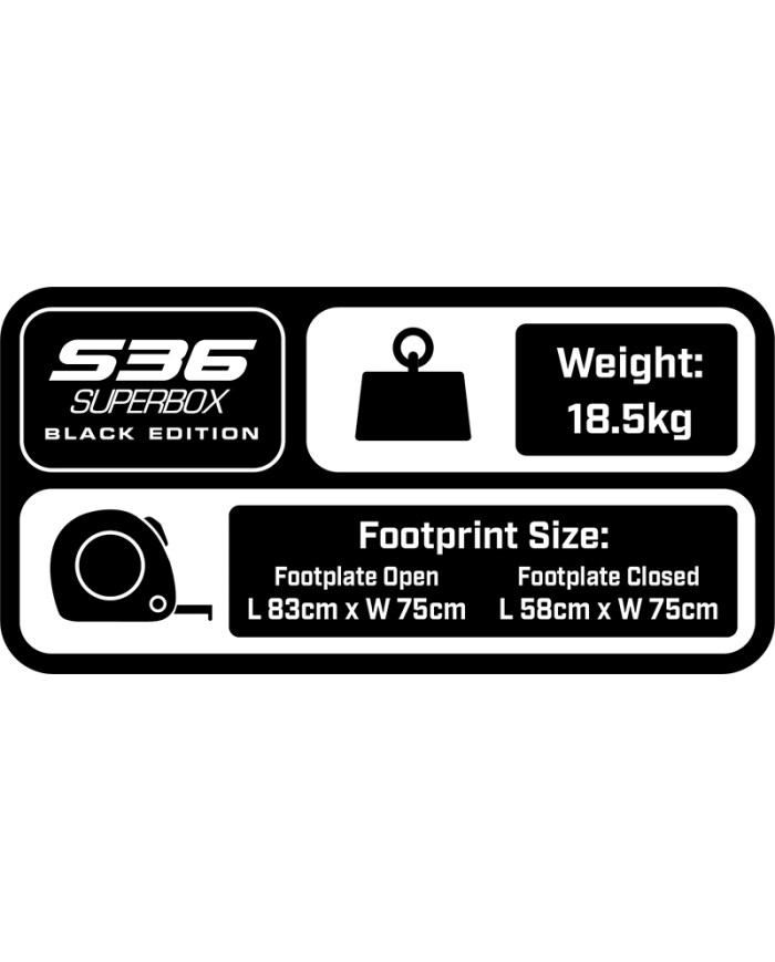 Siedzisko MATRIX Superbox S36 - Black Edition