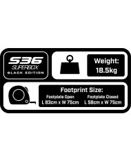 Siedzisko MATRIX Superbox S36 - Black Edition