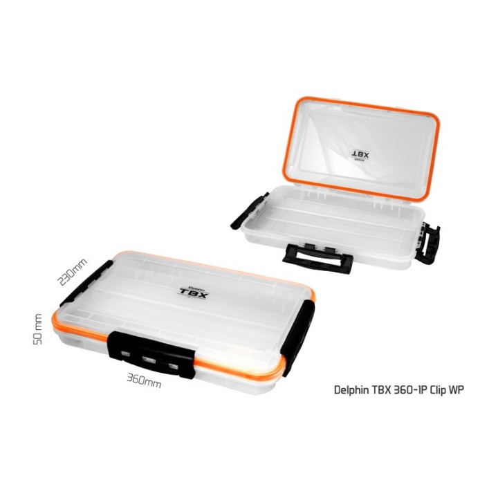 Pudełko Delphin TBX One 360-1P Clip - 360x230x50mm