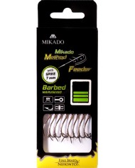 Przypony MIKADO Method Feeder z igłą - hak z zadziorem nr 10 plecionka 0.12mm/10cm - op. 8 szt. Przypony MIKADO Method Feeder z igłą - hak z zadziorem nr 10 plecionka 0.12mm/10cm - op. 8 szt.