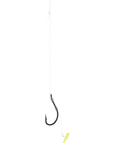 Przypony MIKADO Method Feeder z push stopem - hak z zadziorem nr 10 żyłka 0.23mm/10cm - op. 8 szt. Przypony MIKADO Method Feeder z push stopem - hak z zadziorem nr 10 żyłka 0.23mm/10cm - op. 8 szt.