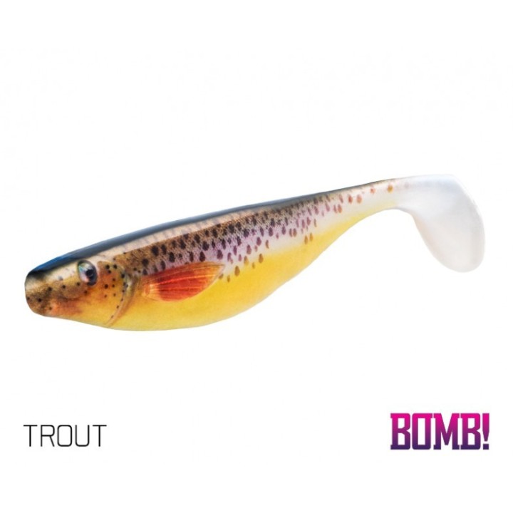 Guma Delphin BOMB! HYPNO 3szt - 9cm/3D TROUT