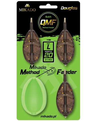 Zestaw koszyczków MIKADO Douglas Q.M.F. L - 20+30+40g + Foremka Zestaw koszyczków MIKADO Douglas Q.M.F. L - 20+30+40g + Foremka