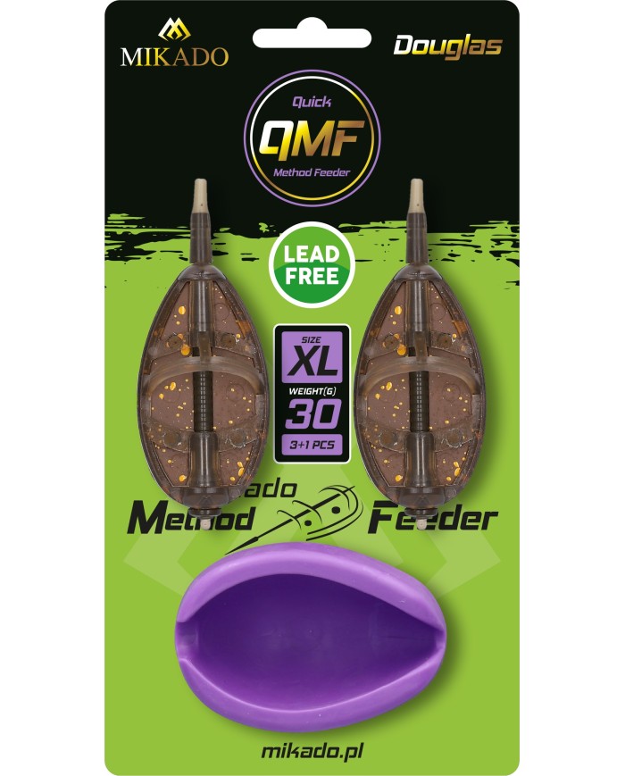 Zestaw koszyczków MIKADO Douglas Q.M.F. XL - 2x30g + Foremka Zestaw koszyczków MIKADO Douglas Q.M.F. XL - 2x30g + Foremka