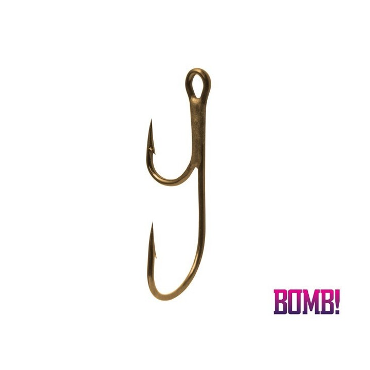 Podwójny haczyk BOMB! 6szt - roz. 1