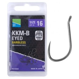 Haczyki Preston - KKM-B Eyed Barbless – roz. 12