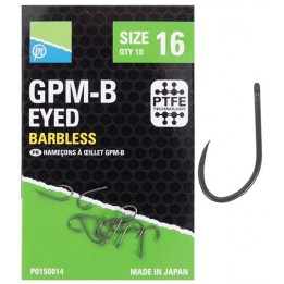 Haczyki Preston GPM-B Barbless Eyed - roz.12