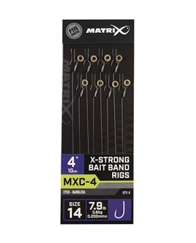 Przypony Matrix MXC-4 X-Strong Band Rig 10cm - 14 Przypony Matrix MXC-4 X-Strong Band Rig 10cm - 14