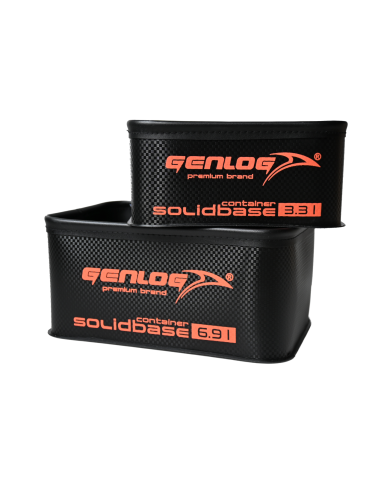 Zestaw 2 pojemników GENLOG EVA Solid Base Carbon O-28x19x13+1 Zestaw 2 pojemników GENLOG EVA Solid Base Carbon O-28x19x13+1