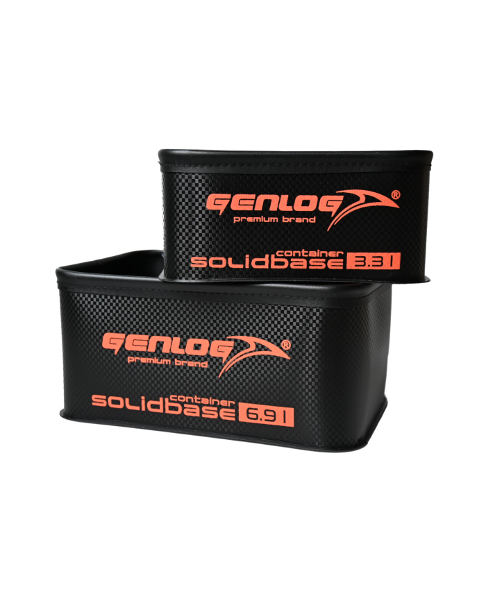Zestaw 2 pojemników GENLOG EVA Solid Base Carbon O-28x19x13+1