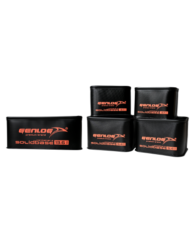 Zestaw 5 pojemników GENLOG EVA Solid Base Carbon O-38x24x15+4 Zestaw 5 pojemników GENLOG EVA Solid Base Carbon O-38x24x15+4
