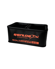 Zestaw 5 pojemników GENLOG EVA Solid Base Carbon O-38x24x15+4