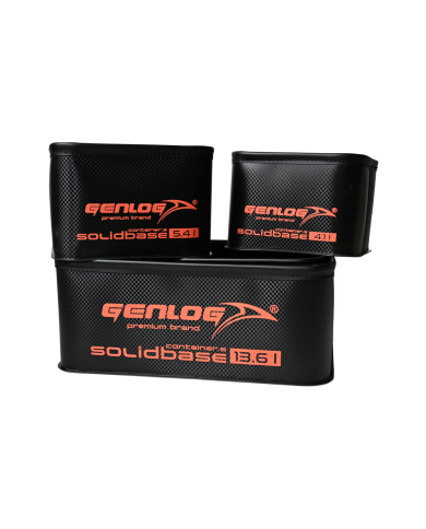 Zestaw 5 pojemników GENLOG EVA Solid Base Carbon O-38x24x15+4 Zestaw 5 pojemników GENLOG EVA Solid Base Carbon O-38x24x15+4