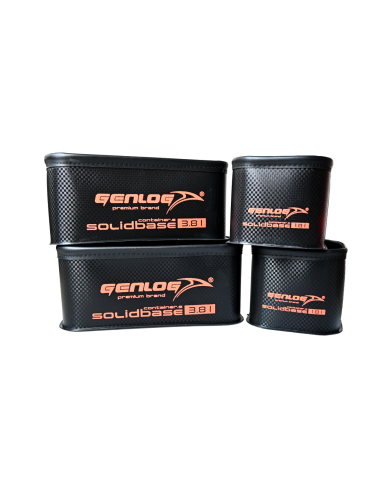 Zestaw 5 pojemników GENLOG EVA Solid Base Carbon C-47x27x12+4 Zestaw 5 pojemników GENLOG EVA Solid Base Carbon C-47x27x12+4