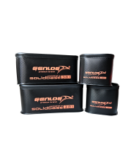 Zestaw 5 pojemników GENLOG EVA Solid Base Carbon C-47x27x12+4