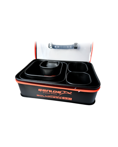 Zestaw 6 pojemników GENLOG EVA Solid Base Carbon C-38x25x10+5 Zestaw 6 pojemników GENLOG EVA Solid Base Carbon C-38x25x10+5