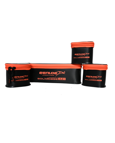 Zestaw 5 pojemników GENLOG EVA Solid Base Carbon C-37x25x12+4 Zestaw 5 pojemników GENLOG EVA Solid Base Carbon C-37x25x12+4