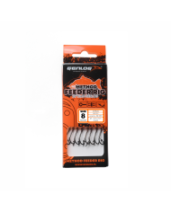 Przypony GENLOG Method Feeder Rig z igłą - hak BKK nr 8 plecionka 0.14mm/10cm - op. 8 szt. Przypony GENLOG Method Feeder Rig z igłą - hak BKK nr 8 plecionka 0.14mm/10cm - op. 8 szt.