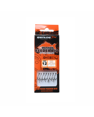 Przypony GENLOG Method Feeder Rig z igłą - hak BKK nr 12 żyłka 0.23mm/10cm - op. 8 szt.