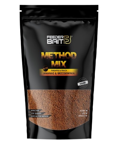 Method Mix FEEDER BAIT 800g - R-72 Ananas & Brzoskwinia Method Mix FEEDER BAIT 800g - R-72 Ananas & Brzoskwinia