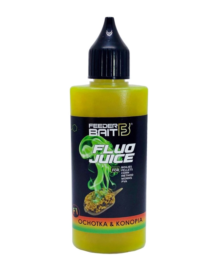 Fluo Juice FEEDER BAIT 50ml - F1 Ochotka & Konopia