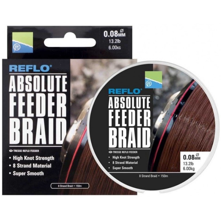 Plecionka PRESTON Reflo Absolute Feeder Braid 150m – 0.12mm