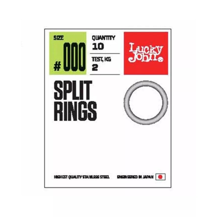 Kółko łącznikowe Lucky John Split Rings 3kg 10szt