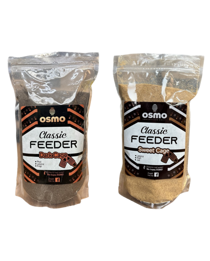 Zestaw zanęt OSMO Classic Feeder Dark + Sweet Zestaw zanęt OSMO Classic Feeder Dark + Sweet