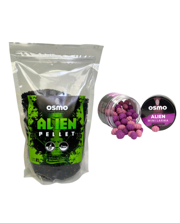Zestaw OSMO Alien Mini Larwa Wafters + Pellet 2mm 800g Zestaw OSMO Alien Mini Larwa Wafters + Pellet 2mm 800g