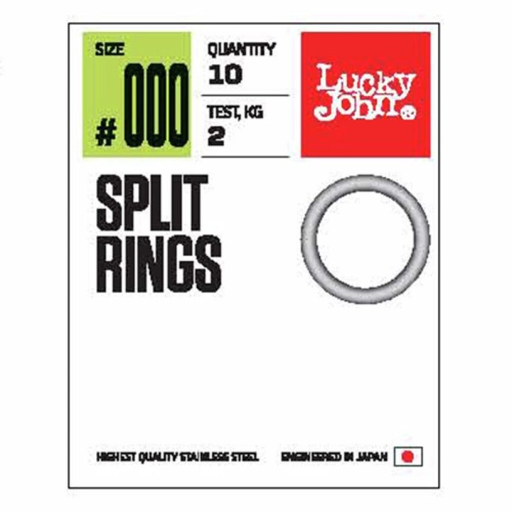 Kółko łącznikowe Lucky John Split Rings 8kg 7szt