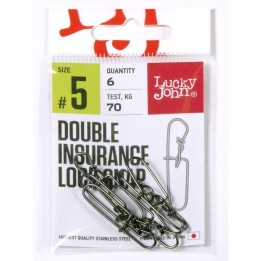 Lucky John DOUBLE INSURANCE INSIDE LOCK SNAP