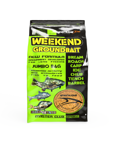 Zanęta GENLOG Weekend 5kg - Czekolada Zanęta GENLOG Weekend 5kg - Czekolada