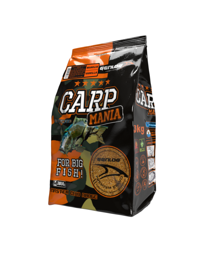 Zanęta GENLOG Carp Mania 3kg - Wanilia Zanęta GENLOG Carp Mania 3kg - Wanilia