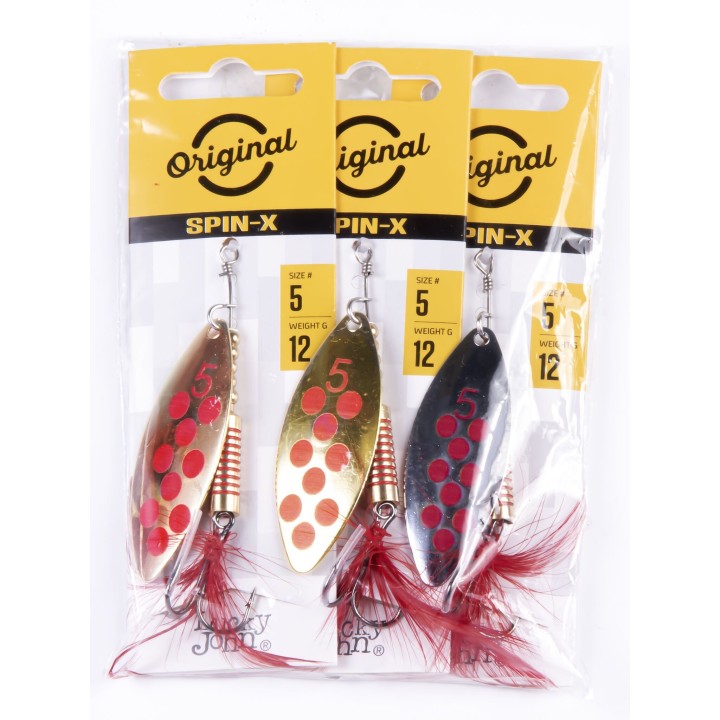 Obrotówka Lucky John Spin X Long 12g Set - 001SET