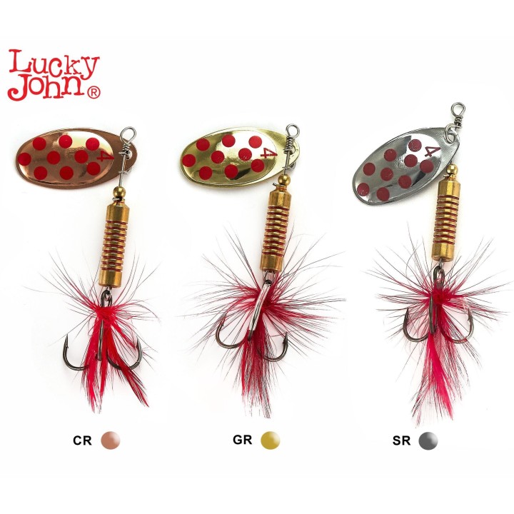 Obrotówka Lucky John Spin X Round 11g SET - 001SET