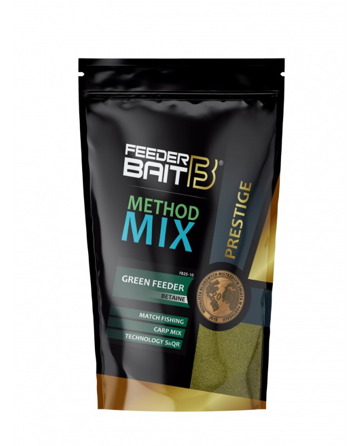Method Mix FEEDER BAIT Prestige 800g - Green Betaine Method Mix FEEDER BAIT Prestige 800g - Green Betaine