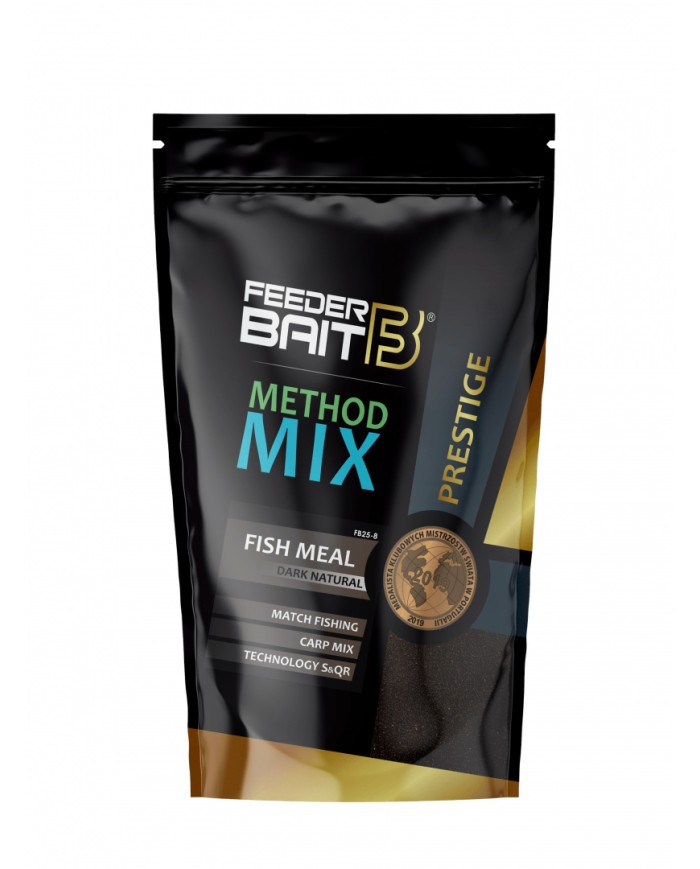 Method Mix FEEDER BAIT Prestige 800g - Dark Natural Method Mix FEEDER BAIT Prestige 800g - Dark Natural