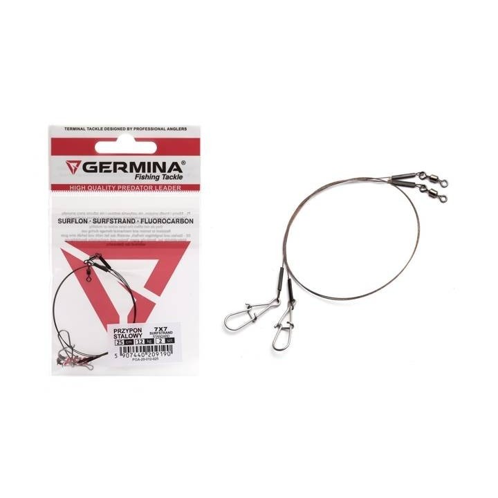 Przypon Stalowy Germina 7x7 Surfstrand 18kg Standard 15cm