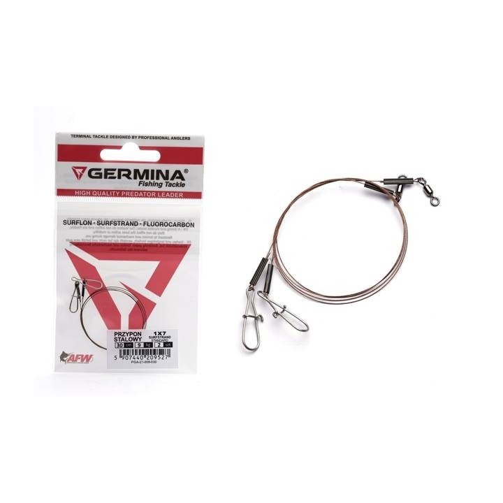 Przypon Stalowy Germina 1x7 Surfstrand 9kg Standard 40cm