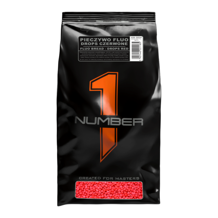 Pieczywo Fluo Drops Czerwone GENLOG 300g