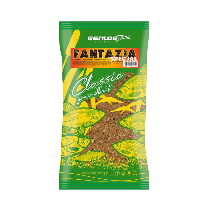 Zanęta GENLOG Classic Fantazja 1kg - Specjal - Owoce Egzotyczne / Pinacolada