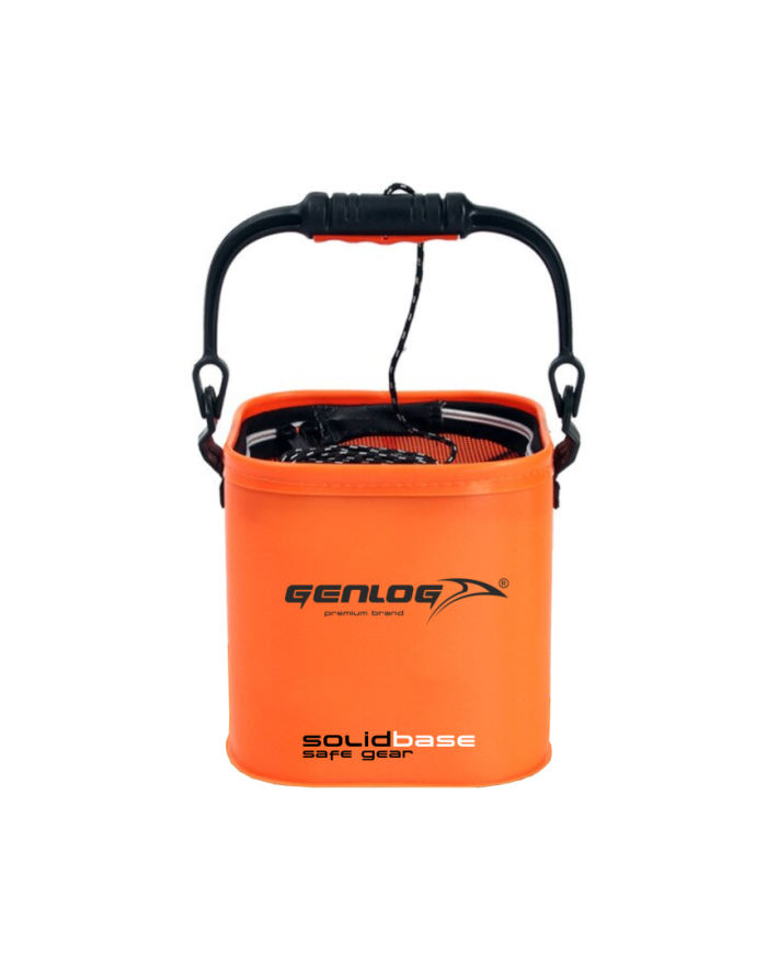 Wiaderko Z Sitem GENLOG Do Nabierania Wody Bucket With Sieve For Taking In Water