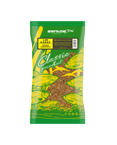 Zanęta GENLOG Classic 1 kg - Lin/Karaś Zanęta GENLOG Classic 1 kg - Lin/Karaś
