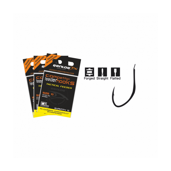Haczyki GENLOG Tactical Feeder - roz. 10