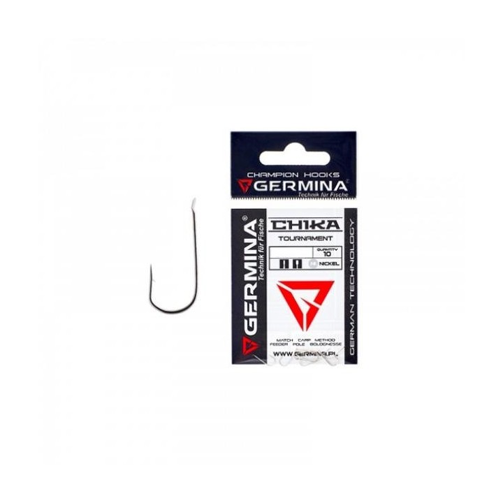 Haczyki GERMINA Chika Nickel - roz. 6