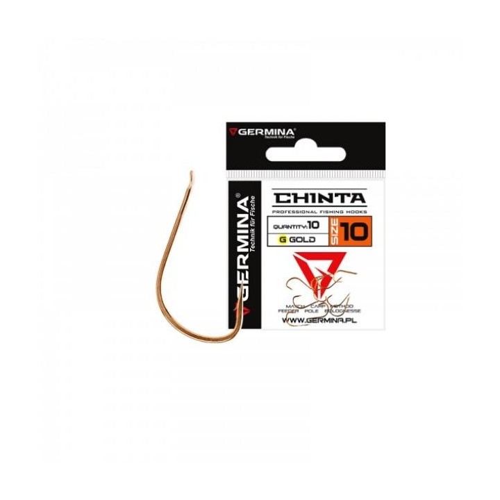 Haczyki GERMINA Chinta Gold Professional - roz. 8
