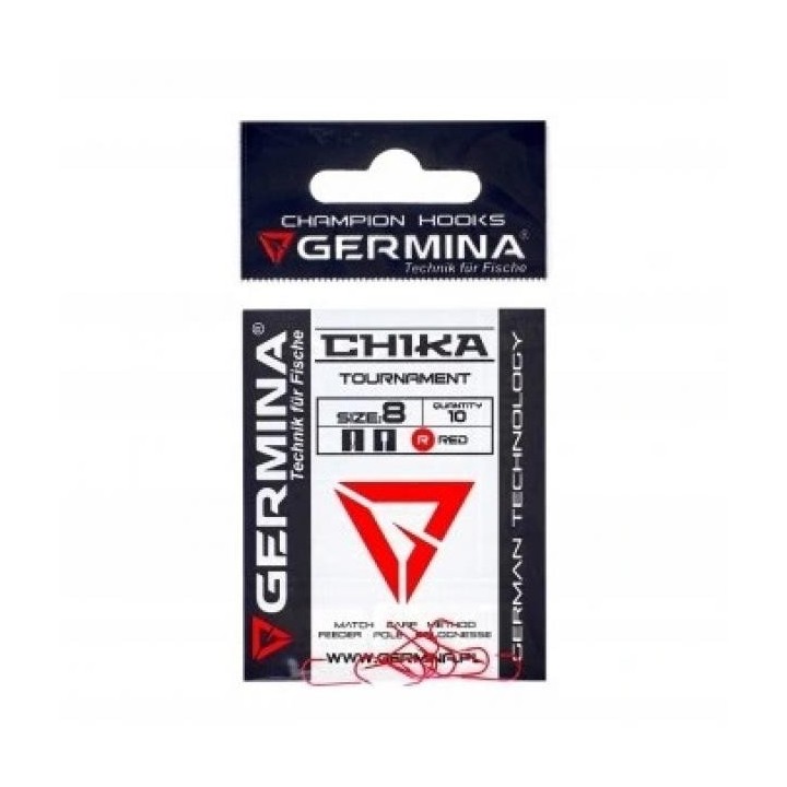 Haczyki GERMINA Chika Red - roz. 16